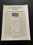 Vintage Bogen Amplifier Audio Magazine Reprint Article 1954. Fixed Price $14.99.