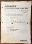 Harman Kardon Hk Vxi PM-655 Amplifier Service Manual *original*. Fixed Price $24.97.