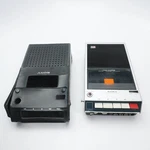Vintage Gray Sony Casette-corder TC-110B With Original Leather Carrying. Fixed Price $40.45.