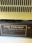 The Fisher SA-300-B Tube Stereo Amplifier, Amazing Condition. Fixed Price $1600.00.