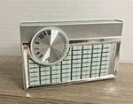 Sears Silvertone Radio Blue Tested Needs Battery. Fixed Price $21.60.