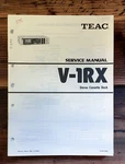 Teac V-1RX Cassette Service Manual *original*. Fixed Price $19.97.