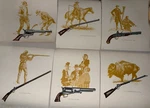 Lot Of Vintage Di-arco Antique Gun Prints Wood 1964 W/ Original Shipping Tube. Fixed Price $23.39.