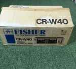 80S Vintage Fisher CR-W40 Stereo Double Cassette Dual Deck System Brand New. Fixed Price $224.99.