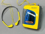 Sony Walkman WM-FS191 Sports Radio Cassette & MDR-W14 Headset Vintage Works. Fixed Price $90.00.