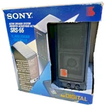 Vintage Sony SRS-55 Active Speaker System Walkman Discman Nos Made Japan 1991. Fixed Price $248.00.