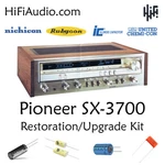 Pioneer SX-3700 Rebuild Restoration Recap Service Kit Repair Filter Capacitor. Fixed Price $165.00.