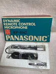 Vintage Panasonic Dynamic Remote Control Microphone RP-8162. Fixed Price $19.95.
