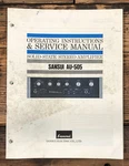 Sansui AU-505 Amplifier Owner & Service Manual *original*. Fixed Price $24.97.