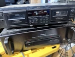 Sony TC-WA7ESA Dual Stereo Cassette Deck Series As-is Parts Only. Fixed Price $90.00.