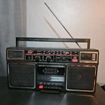 1989 General Electric Boombox Model 3-5452A Cassette Radio Recorder Player. Fixed Price $30.00.