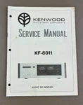 Kenwood KF-8011 Audio De-noiser Service Manual D-1262. Fixed Price $74.95.