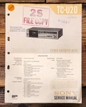 Sony TC-U20 Cassette Service Manual *original*. Fixed Price $9.97.