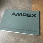 Vintage Ampex Maintenance Operation Manual For Micro 85 Cassette Tape Player. Fixed Price $21.24.