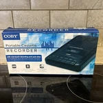 Coby Portable Cassette Recorder Black Cvr 22 New In Open Box. Fixed Price $19.99.