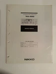 Nikko Na 550 Integrated Amplifier Service Manual. Fixed Price $24.95.