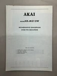 Akai HX-M313W Original Schematics Free Shipping. Fixed Price $12.00.