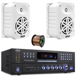 Pyle PD3000BAH Bluetooth Receiver, 2X 5.25" 500W Indoor/outdoor Speakers, Wire. Fixed Price $332.99.