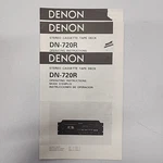 Denon DN-720R Stereo Cassette Tape Deck Operating Instructions. Fixed Price $15.77.