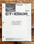 Pioneer CT-1080R Cassette Service Manual *original*. Fixed Price $14.97.