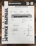 Kenwood SA-90 Spectrum Analyzer Service Manual *original*. Fixed Price $14.97.