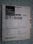 Pioneer CT-90R Service Manual Original Repair Book Stereo Tape Deck Player. Fixed Price $27.50.