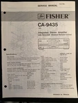 Fisher CA-9435 Service Manual Original 1994. Fixed Price $9.99.
