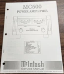 Mcintosh MC500 Power Amplifier Service Manual - Original. Fixed Price $11.25.