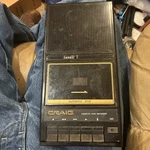 Retro Vintage Craig Cassette Recorder RR101 Auto Stop Condenser Mic Ac Dc Teste. Fixed Price $20.00.