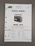 Jvc Model 9403 Aux Transistor 2BAND Radio Cassetterecorder Service Manual D-2767. Fixed Price $54.95.
