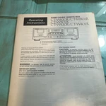 Operating Instructions Pioneer CT-W620R/CTW602R/CT-W502R/CT-W420R/CT-W402R. Fixed Price $10.00.