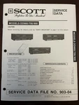 Scott DD660 DD700 Dual Cassette Tape Deck Service Data Manual Original Genuine. Fixed Price $19.99.