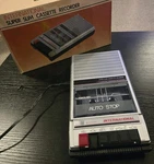 Vintage International SL-101 Super Slim Cassette Recorder Box Works Need Tlc. Fixed Price $15.90.