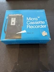 New Realistic MICRO-12 Microcassette Tape Recorder (model 14-1041). Fixed Price $55.00.