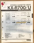 Yamaha KX-R700U Cassette Deck Service Manual *original*. Fixed Price $19.97.
