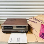 Sony SL-5010 Betamax Video Cassette Recorder Vcr W/ Manual & Box Read. Fixed Price $220.98.