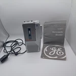 Ge 3-5377 Microcassette Recorder Voice Activated Fast Playback W/ Manual And. Fixed Price $26.99.