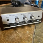 Vintage Realistic SA-100B Solid State Amplifier Japan Wood Grain Silver Face. Fixed Price $72.00.