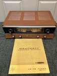 Vintage Heathkit Tube Tuner AJ-11 Powers On With Manual. Fixed Price $175.00.