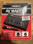 Ambico Av Maestro V-0629 Video Enhancer Stereo Audio Mixer W/ Box & Mic Vtg. Fixed Price $35.00.