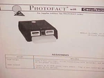 1973 Panasonic 8-TRACK Stereo Tape Player Service Manual Models CX-325EU 326EU. Fixed Price $20.99.