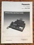 Panasonic Telephone Answering System KX-F90 Operating Instructions Manual. Fixed Price $14.95.
