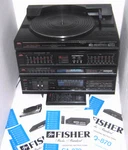 Fisher CA-870/AMP./EQUALIZER/SYNTHESIZER/TURNTABLE/REMOTE/MANUALS/WORKS/VIDEO!. Fixed Price $589.75.