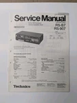 Technics RS-B7/RS-907 Cassette Deck Service Manual D-4997. Fixed Price $54.95.