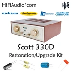 Scott 330D Tube Receiver Tuner Restoration Repair Service Rebuild Kit Fix. Fixed Price $135.00.
