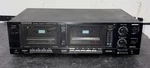 Vntg Kenwood Stereo Dbl Cassette Deck KX-644W W/belts Audiophile Project Is. Fixed Price $25.00.