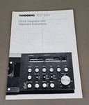 Tandberg Tcd 3014 Circuit Diagram Alignment Instructions D-4025. Fixed Price $150.00.