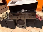 Yamaha Encore R-V701 YST-SW20 Receiver /subwoofer 5 Speakers Remote Bundle. Fixed Price $229.99.