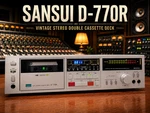 Sansui D-770R Rare & Mint Vintage Stereo Double Cassette Deck. Fixed Price $2024.19.