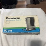 Panasonic RQ-355 Voice Activated System Cassette Recorder Tested Works W/case. Fixed Price $31.99.
